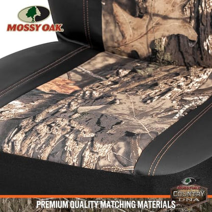 Mossy Oak Front Camo Seat Covers Low Back - Made with Premium PVC & Canvas Fabric, Airbag Compatible, Universial Fit Most Bucket Seats - Official Licensed Product - size: PVC & Canvas Low Back Front Seat Covers
