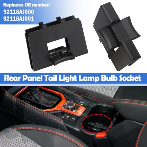 Osompar Center Console Cup Holder Insert Compatible with 2014 2015 2016 2017 2018 2019 Subaru Forester 2010 2011 2013 2014 Outback/Legacy Replaces 92118AJ000 92118AJ001