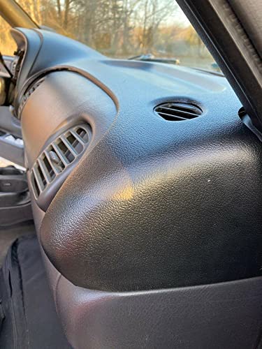 ECOTRIC Dashboard Cover Compatible with 1998-2001 Dodge Ram 1500/1998-2002 Dodge Ram 2500 3500 Black Dash Pad Cover - size: Medium