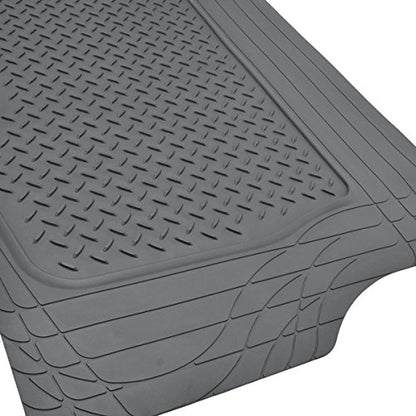 BDK Universal Fit Premium Cargo Car Trunk Mat/Liner - PVC (Gray) (31.5" x 50") - color: Gray
