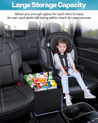 Car Seat Organizer for Kia Telluride 2026 2025 2024-2020, Console Organizer Backseat Box for Kia Telluride, Kids Toys Baby Supplies Dog Toy Box Storage Bin Travel Accessories - style: Telluride