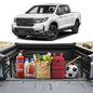 Canvcle Trunk Cargo Net for 2017-2026 Honda Ridgeline Accessories Envelope Style Mesh Trunk Net Organizer and Storage Stretchable Adjustable Elastic Nylon Rear Cargo Netting with Hooks - style: for Honda Ridgeline