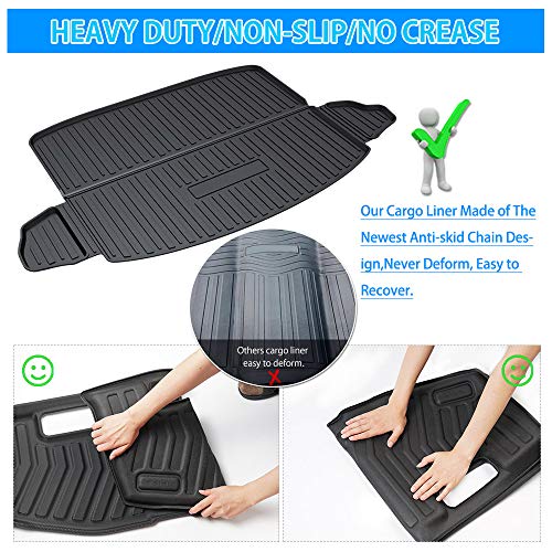 Powerty Trunk Mat Compatible for Honda CRV CR-V 2017-2022 Cargo Mat All Weather Cargo Liner in Lower Position Rear Cargo Mat for Honda CRV CR-V Accessories(Fuel Model only) - size: Lower Position Cargo Mat｜For｜17-22｜Honda CRV