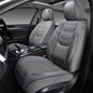 TIEHESYT Car Seat Covers Full Set, Breathable Leather Automotive Front and Rear Seat Covers, Car Seat Protectors Full Set, Compatible with Most Vehicles, SUV (Graceful Gray, Front Pair) - color: Graceful Gray, size: Front Pair Headrestless