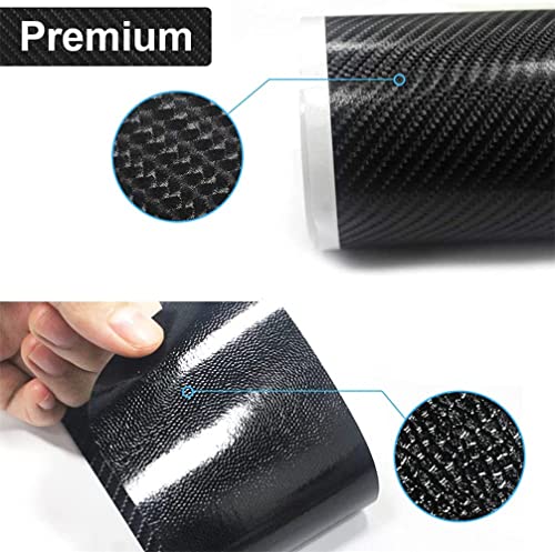 4Pcs Car Door Sill Protector for Nissan Rogue, Carbon Fiber Anti-Scratch Guard for Nissan Rogue Accessories - Self-Adhesive Car Door & Sill Protector -Purple