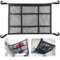 Car Ceiling Cargo Net for SUV,35.4"X25.6" Car Ceiling Storage,Load Capacity Automotive Cargo nets Interior Accessories for Van,Double-Layer Mesh Automotive Roof Camping Essentials