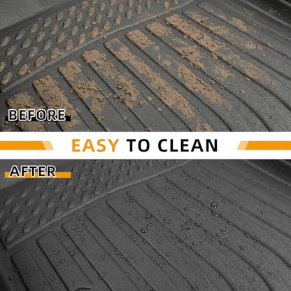 Floor Mats for Chevy Suburban 2021-2026, Suburban Floor Mats 7 Seats (2 Row Bucket Seats), for Cadillac Escalade ESV Bucket, for GMC Yukon XL Bucket (ONLY XL), TPE Non-Slip Summer Winter - style: 14)2021-2024|Suburban 7seats/2021-2024|Yukon XL Bucket/2021