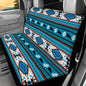 WELLFLYHOM Aztec Buffalo Rear Bench Seat Cover for Cars Truck SUV Universal Car Seat Covers Car Accessories Split Back Seat Backrest Protector Set of 2 Blue - color: Aztec Buffalo Blue