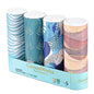 Car Tissues Cylinder 4 Packs Round Tissue Box Holder Fit for Car Cup Holder, Home Small Tissue Dispenser with Facial Tissues for Car Bathroom Office Travel - color: Ct-23001