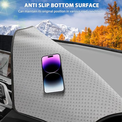 Dashboard Cover Mat Compatible with Nissan Frontier 2005-2021/Pathfinder 2005-2012/Xterra 2005-2015 Accessories Dash Cover Non-Slip Dash Mat Sunshade Anti-Glare Protector Pad Carpet - size: Fit for Nissan Frontier 2005-2021