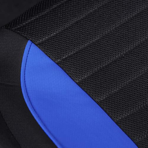 AUTOYOUTH Car Seat Covers - Bucket Seat Cover Seat Achieve The Perfect Combination of Style and Protection with Universal Fit Seat Covers for Sedan, Truck, SUV(Black Blue)… - color: Black & Blue