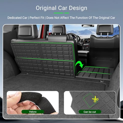 xipoqix Backrest Mats Compatible with 2011-2021 Jeep Grand Cherokee Back Seat Protector Cargo Mat TPE All Weather Replacement for 2011-2021 Jeep Grand Cherokee Accessories (Backrest Mats) - size: Compatible with Jeep Grand Cherokee | 2011-2021