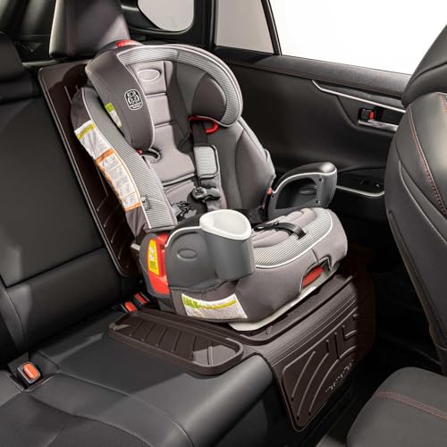 WeatherTech Child Car Seat Protector with Back Cocoa - color: Cocoa, size: Seat with Back