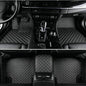 Custom Making Car Floor Mats for 96% Car Model Luxury Leather All Weather Waterproof Anti-Skid Full Coverage Liners (Black)