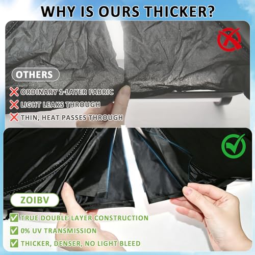 for Toyota Tacoma 2016-2023 2024 2025 2026 Sun Shade Sunshade Windshield Cover - 4 Layers Front Window Shade Custom Fit Tacoma 2Dr 4Dr Pickup Sun Visor 240T Shade Blocks UV Rays Car Accessories - size: for Tacoma 2016-2026