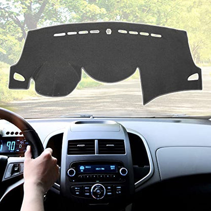 X AUTOHAUX Car Dash Cover for Hyundai Avante 2012-2016 for Hyundai Elantra 2012-2016 Nonslip Dashboard Mat Pad Gray