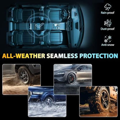 Floor Mats for 2007 2008 2009 2010 2011 Toyota Tundra Double & CrewMax Cab, All Weather TPE Floor Liners Custom Fit Tundra Heavy Duty Car Mats 1st & 2nd Row Mat Accessories Black - style: 29) For Toyota Tundra | 2007-2011 | 1st & 2nd Row