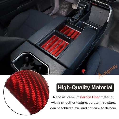 Aunginsy Car Central Control Armrest Box Slot Pad Sticker Compatible with Toyota Tundra 2022-2024 Armrest Box Storage Box Cover Slot Panel Slot Sticker Armrest Lid Storage Slot Trim Cover Accessories - size: Central Control Armrest Box Slot Pad Sticker