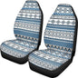 Pehede Car Seat Cover Blue Aztec Ethnic Pattern Front for Cars, Easy to Install Cover Set, Accessories Auto Trucks Van SUV,2 Packs - color: Multi03