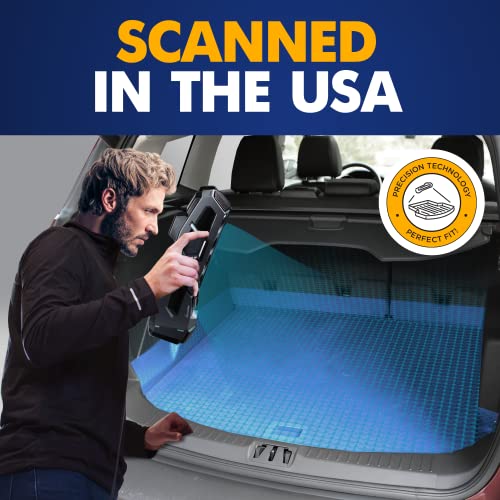 Premium Cargo Liner for Ford Escape S SE SEL Titanium 2013-2019 - 100% Protection - Custom Fit Car Trunk Mat - All-Season Black Cargo Mat - 3D Shaped Laser Measured Trunk Liners for Ford Escape