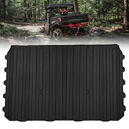 KEMIMOTO Cargo Bed Mat Compatible with Polaris Ranger 1000/1000 XP/1000 XP Crew/Kinetic, TPE Bed Liner Anti-Slip Mud-Resistant,All-Weather Protection, Easy-Clean No Gaps No Shift Accessories 2018-2026