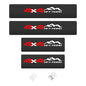 Door Sill Protector Compatible with Ford Bronco 4 Door 2021-2025 - Carbon Fiber Style, 4 Pack - Scratch & Dust Protection - size: 4x4 off road for Bronco