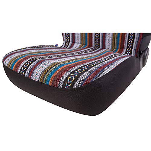 Baja Blanket Bucket Seat Cover for Car, Truck, Van, SUV - Airbag Compatible (2PCS National) - color: National