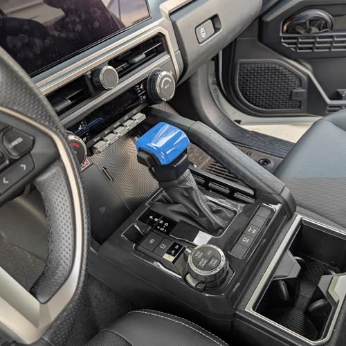 for Toyota Tacoma 2024 2025 and 4Runner 2025 Interior Accessories Center Console ABS Gear Shift Decor Cover Dashboard Trim (Blue, Gear Shift Decor) - color: Light Blue, size: Gear Shift Decor