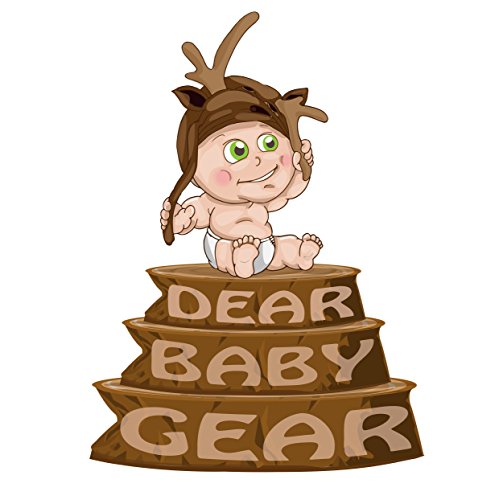 Dear Baby Gear - Infant Carseat Canopy and Winter Covers - Cozy Baby Car Seat Cover for Girls and Boys - Stroller Cover - Mountains Moose & Bear - Faux Quilt/Woodgrain 40" x 30" - color: Moose & Bear Faux Quilt/Black Woodgrain