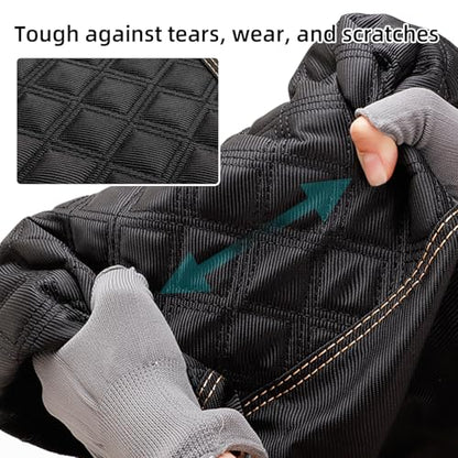 1680D Oxford Cloth Golf Cart Rear Seat Cover Universal for Club Car DS Precedent EZGO RXV TXT Yamaha G16 G29 Drive Aftermarket Back Seat Kit, No Stapler Required