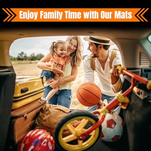 Trunk Mat Rear Cargo Liner, Compatible with 2016-2025 BMW X1 F48 U11, 3D TPE All Weather Protection Cargo Trunk Tray, Black