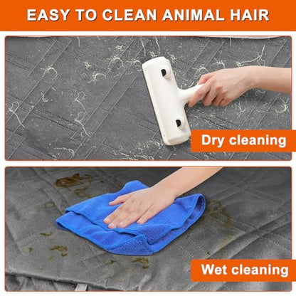 Dog Car Seat Cover Compatible with Toyota Camry 2012-2025, Waterproof Pet Bench Seat Cover for Back Seat, 600D Heavy Duty Scratch Proof Nonslip Truck Seat Covers for Dogs - size: 2012-2025 Camry