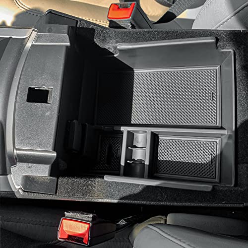 Center Console Organizer Tray Compatible with Ford Explorer 2012 2013 2014 2015 2016 2017 2018 2019 Accessories Armrest Glove Box Secondary Storage Divider Insert ABS Materials