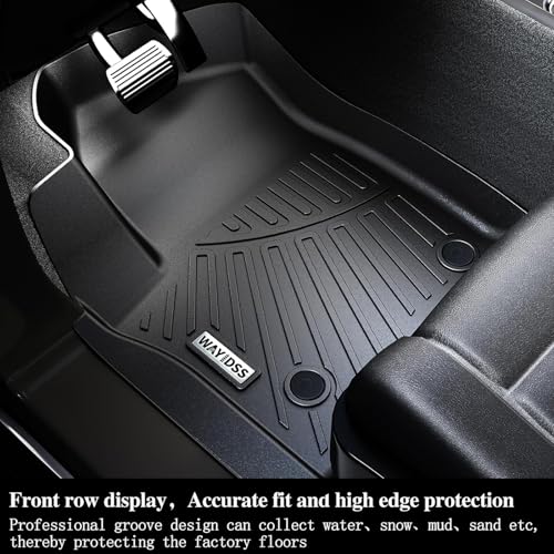 Floor Mats for Chevy Chevrolet Tahoe & GMC Yukon (Not XL) 2015-2020 & Trunk Mat & Backrest Mat TPE All Weather Protection Floor Liner & Cargo Liners Accessories (2015-20 Chevy Tahoe 7 Seats) - size: Chevrolet Tahoe 2015-2020 7 Seats Full Set Mat