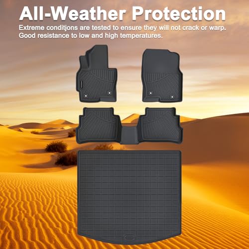 TPE Floor Mats for Mazda CX5 2013-2016 All Weather Car Floor Liners Fit Mazda CX5 2013-2016 Accessories Black - size: 2013-16|For Mazda CX5|1st&2nd