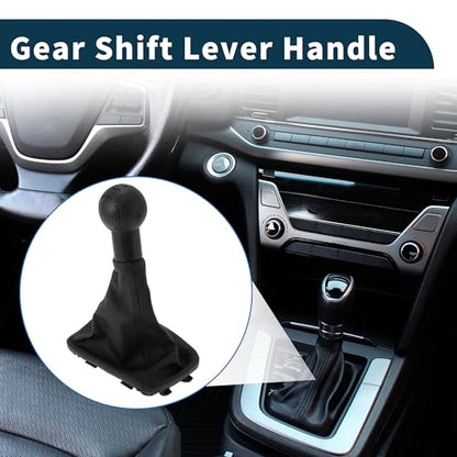 Manual Transmission Gear Shift Knob Handle for Chevy Sail 2009-2015 Shift Gear Lever Knob Gearstick Gaiter Boot Cover Plastic