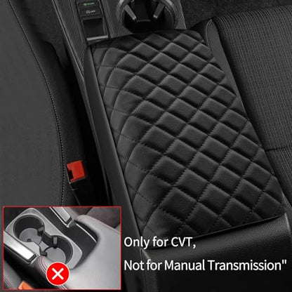 AOMSAZTO Center Console Cover Customized Armrest Cover Compatible with 2022-2023 Honda Civic, Soft Cozy Leather Arm Rest Covering for Car - size: 2022-2024 Honda Civic