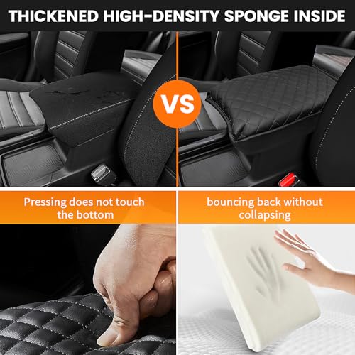 Custom Fit for Center Console Cover Honda CRV 2017-2022 Armrest Cover Center Console Pad Interior Accessories Car Armrest Seat Box Cover Protector - size: Honda CRV 2017-2022