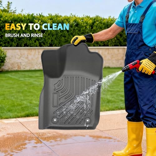 Floor Mats & Cargo Liner for 2011-2015 Dodge Durango 6 Seats, All Weather TPE Floor Liners Custom Fit Durango Heavy Duty Car Mats 1st & 2nd & 3rd Row & Trunk Mat Accessories Odorless Anti Slip Black - style: 14) For Dodge Durango 6 Seats | 2011-2015 | Com