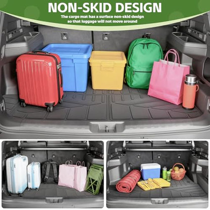 Trunk Mat for 2025 2026 Toyota 4Runner 5 Seats Gas, Rear Cargo Mat All Weather TPE Protector Trunk Liner Accessories(Not for Hybrid EV/i-Force MAX) - size: 5Seats-Trunk Mat