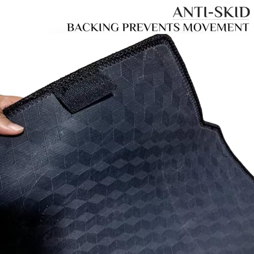 Premium Carpet Car Floor Mats - 4-Piece All-Weather Set with Vinyl Heel Pad - Universal Fit Floor Liners for SUV, Sedan, Van - Anti-Slip Backing, Black - color: Black1
