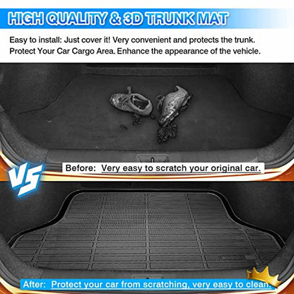 Sentra Cargo Liner - Trunk Mat for 2020-2025 2026, All Weather Cargo Mat for Sentra Accessories, Car Accessories - size: 5)Nissan Sentra 2020-2026