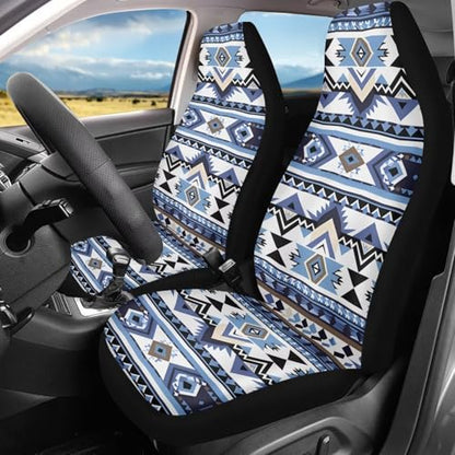 Dreaweet Aztec Seat Covers for Cars SUV Trucks Native American Indian Tribal Navajo Car Seat Covers Front Seats Only,Southwestern Car Accessories Interior - color: Aztec Tribal Pattern
