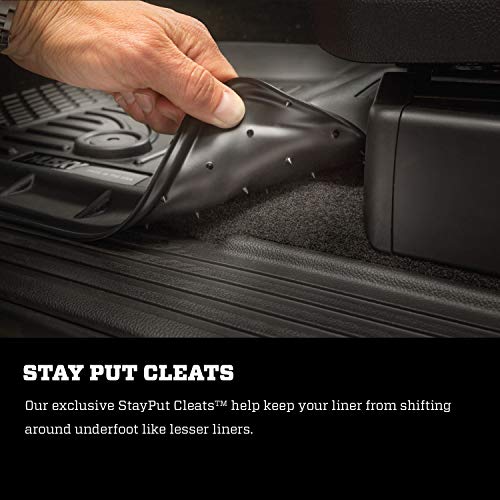 Husky Liners Weatherbeater Floor Mats | Fits 2010-2014 Ford Mustang | Front & 2nd Row, 4-pc Black - 98371