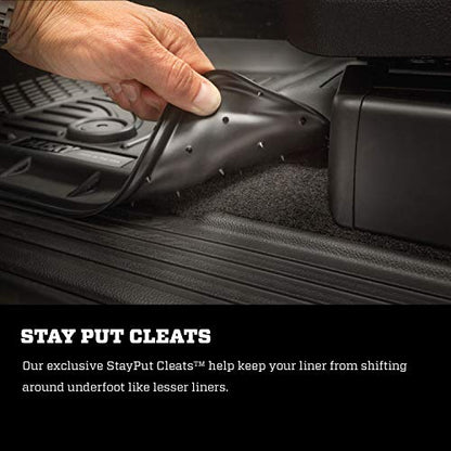 Husky Liners Weatherbeater Floor Mats | Fits 2010-2014 Ford Mustang | Front & 2nd Row, 4-pc Black - 98371