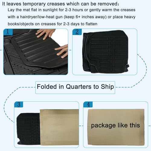 Escape Cargo Liners - Compatible with 2020-2025 2026 Ford Escape（Not for Hybrid）, All Weather Rear Trunk Tray Cargo Mats Protector 3D Waterproof Durable Odorless Anti-Slip Accessories