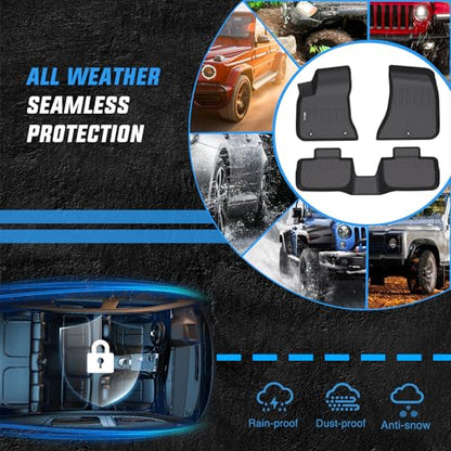 Nilight TPE Floor Mats for Dodge Charger RWD 2011-2023/Chrysler 300 RWD 2011 2012 2013 2014 2015 2016 2017 2018 2019 2020 2021 2022 2023,All Weather Custom Fit Heavy Duty Floor Liners - color: 2011-2023 Dodge Charger Chrysler 300|RWD
