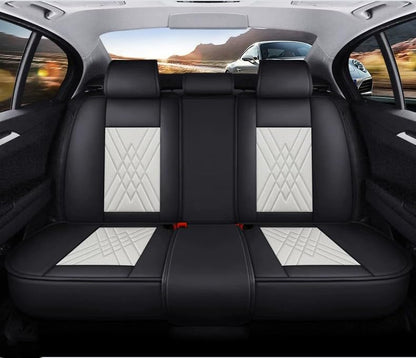 Custom Car Seat Covers for Mercedes Benz A B C CLA CLS CLK GLE GLS GLA GLK GL ML G S GLC SL CL SLC R SLK etc...Easy to Install car Cover (Black Beige A+) - color: Black Beige A+