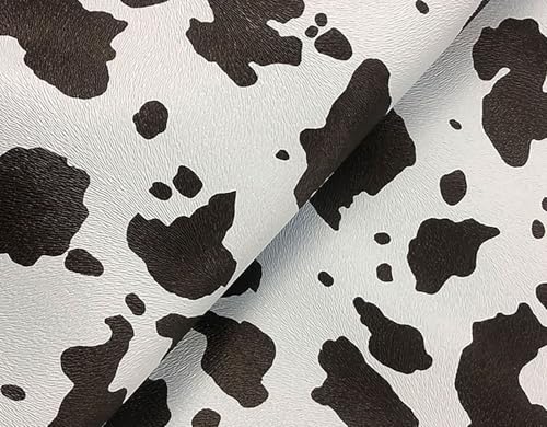 Cow Print Car Center Console Cover PVC Leather Armrest Cushion with 2 Storage Bags Universal Auto Armrest Seat Box Pad Car Interior Accessories Protector for Women Men (White Black)