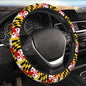 Maryland Flag Car Steering Wheel Cover,Non-Slip Elastic Neoprene-Sweat Car Accessories,Universal 15 Inch Fit Auto, Vans Trucks,Suvs, Truck - color: Maryland Flag
